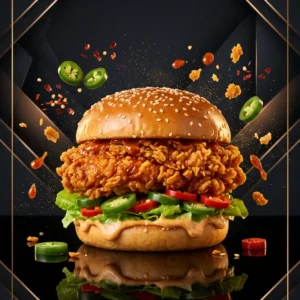 Chipotle Heat Burger