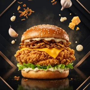 Garlic Crunch Burger