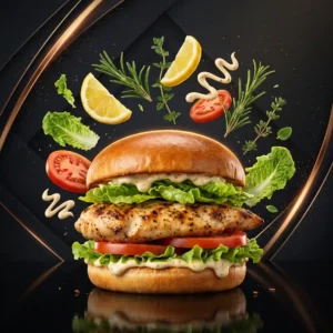 Lemon Herb Chicken Burger